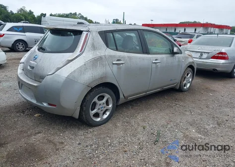 2012 Nissan Leaf Sv из США, поврежденный, VIN JN1AZ0CP0CT015655